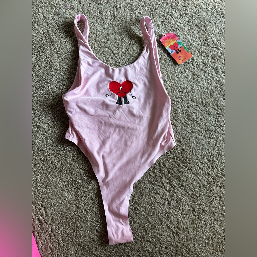 Pink Swimsuit Bad Bunny Offivial Merch - UVST